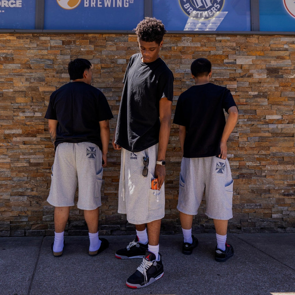 Utility Shorts v2 "Heather Grey"